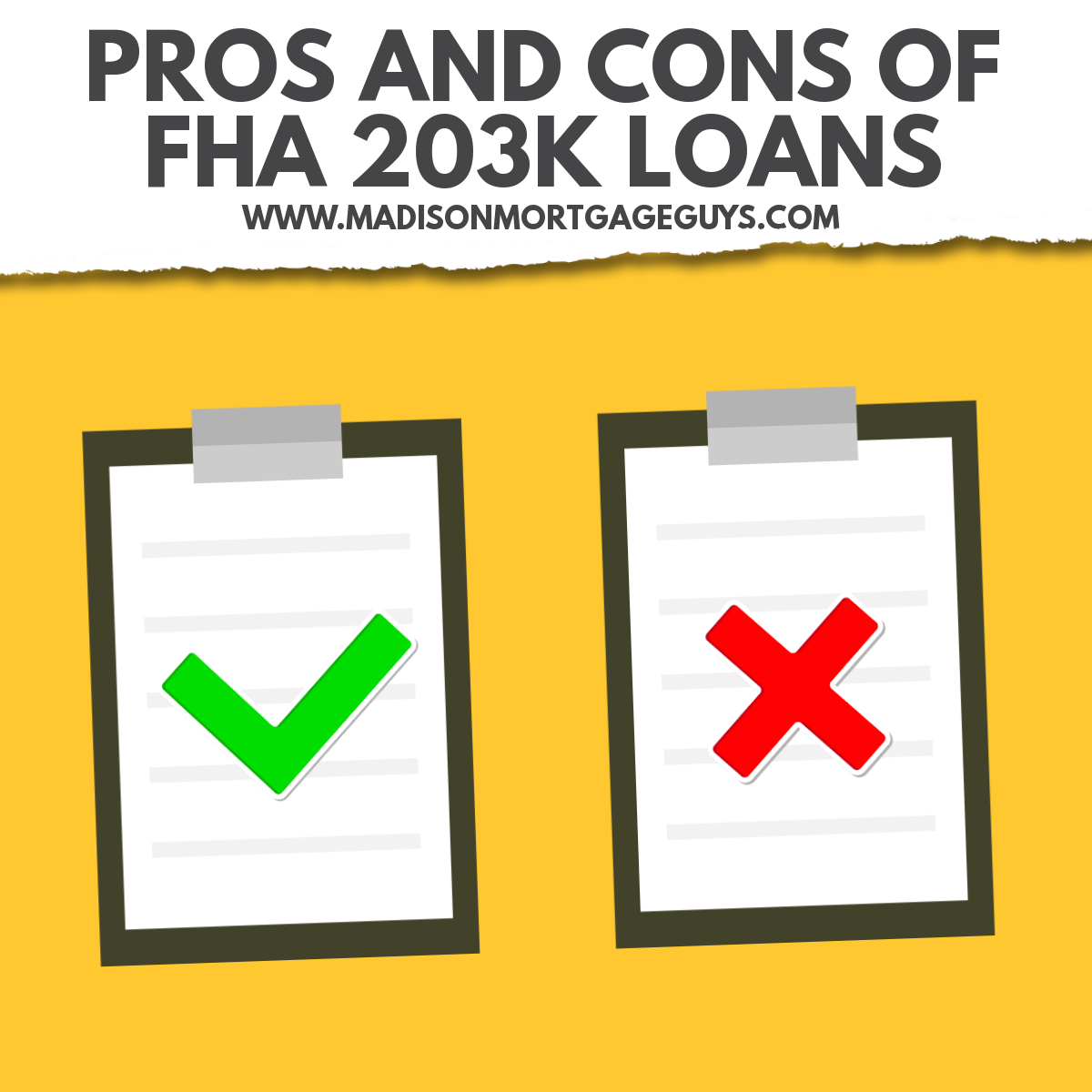 pros cons fha 203k loans