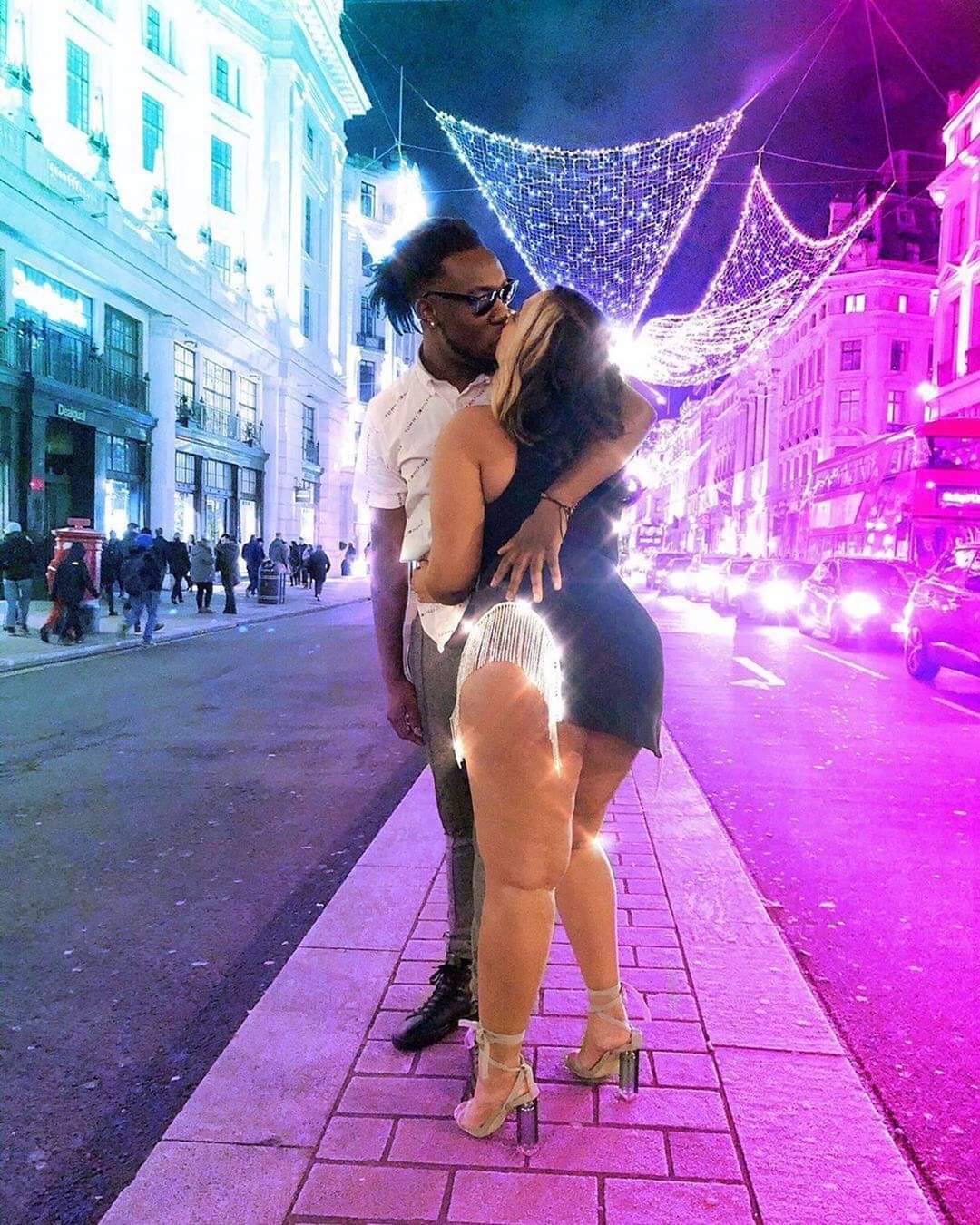 Burna Boy kisses girlfriend - Stefflon Don 2 Fb Img 1575092626651
