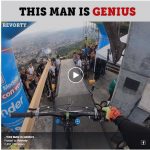 Extreme sport cycling