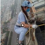 female construction worker