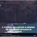 helicopter missing off kauais