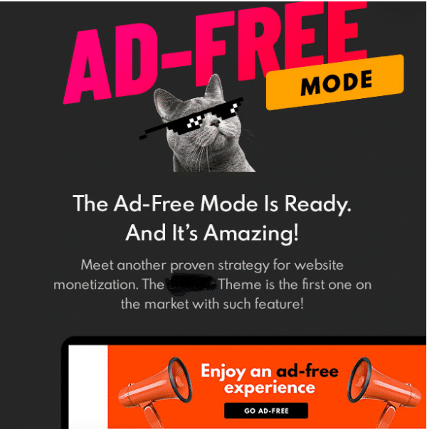 Ad free amended